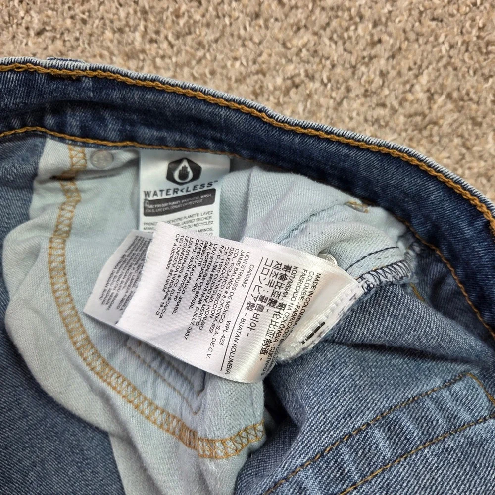 Levis 512 Slim Taper Jeans Mens 40x30 Medium Wash Blue Denim‎ Pants